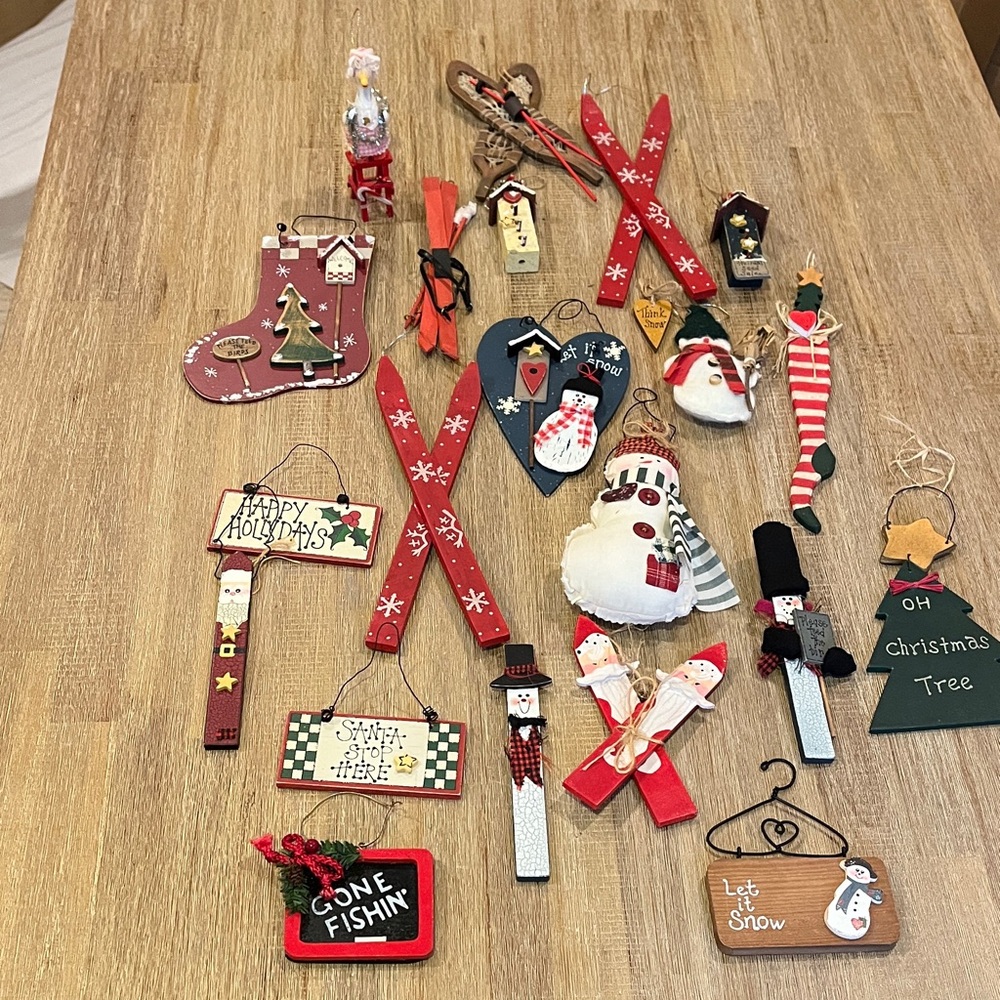 Rustic Christmas Ornaments
